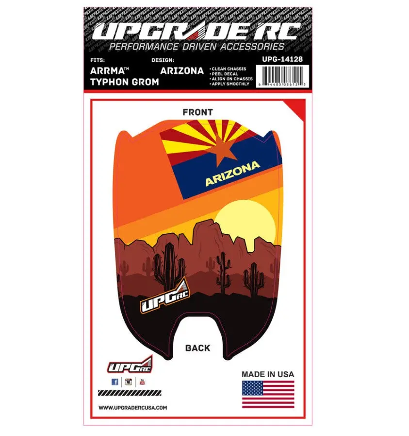 Upgrade Rc Chassis Protector For Arrma® Typhon™ Grom (Arizona) (1) 1