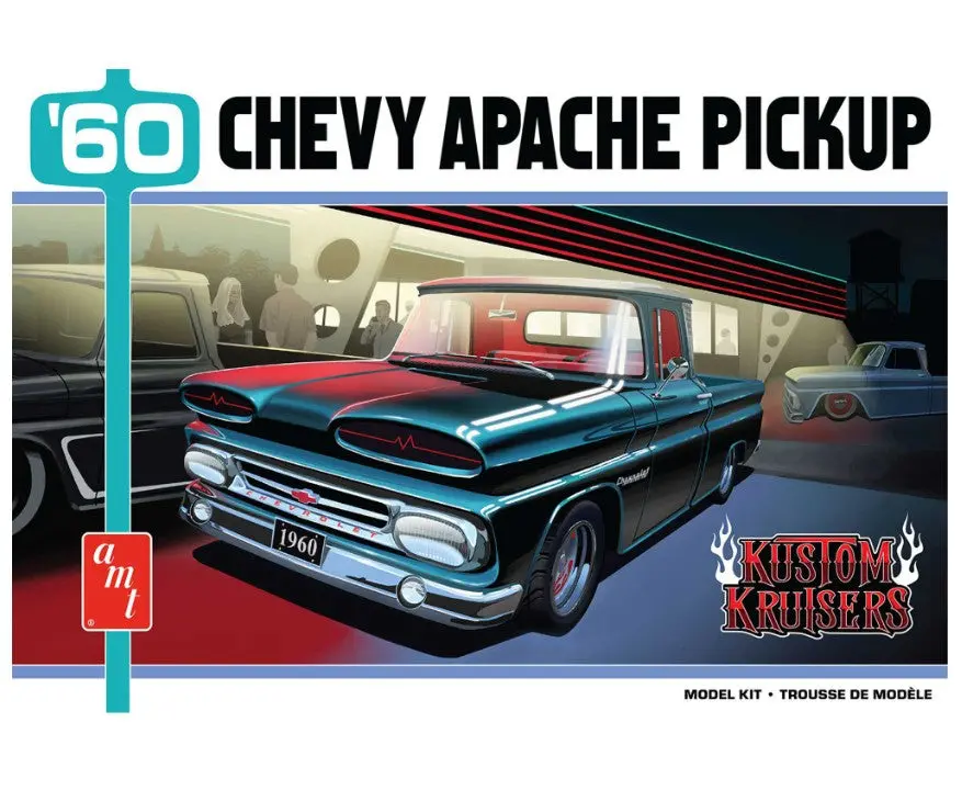 Amt 1:25 1960 Chevy Apache Pickup Street Machine 1