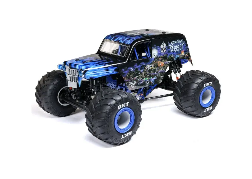 Losi 1/8 Lmt 2.0 Son-Uva Digger 4X4 Solid Axle Brushless Monster Truck Rtr, Blue 1