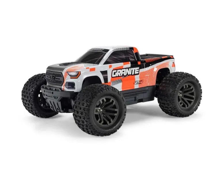 Arrma 1/10 Granite 4X4 Rtr Brushed Monster  Truck, Orange 1