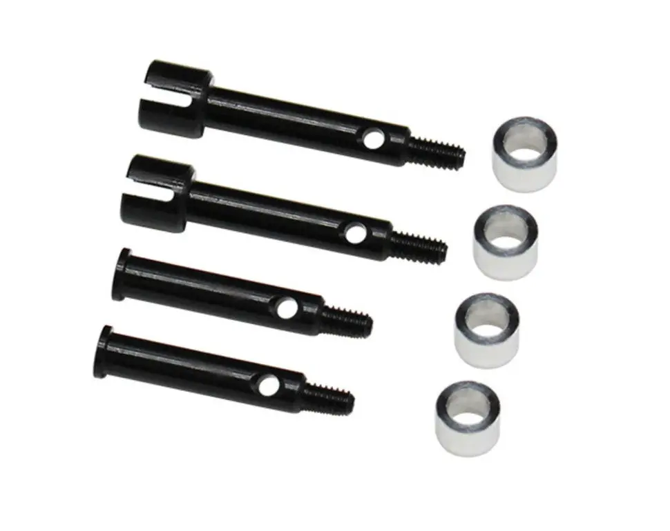Hot Racing +3Mm Wide Steel Drive Shafts & Axles – Fits 1/24 Losi Micro-B [Hralmcb39w3] 1
