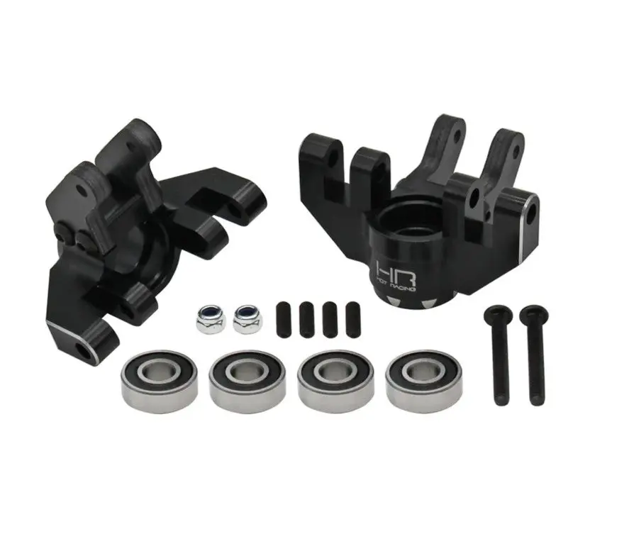 Hot Racing Aluminum Steering Spindles W/ Hd Bearings – Fits Losi Lmt [Hralmj21m01] 1