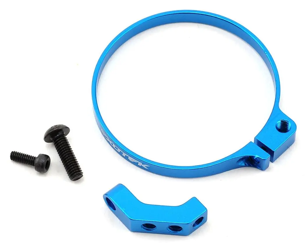 Exotek Angled Clamp On Fan Mount (Blue) 1