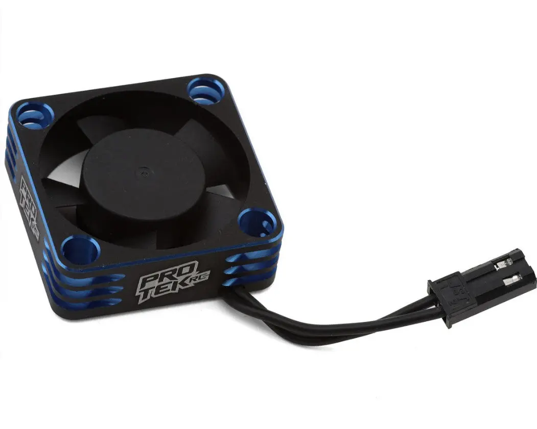 Protek Rc 30X30x10mm Aluminum High Speed Hv Cooling Fan (Blue/Black) 1