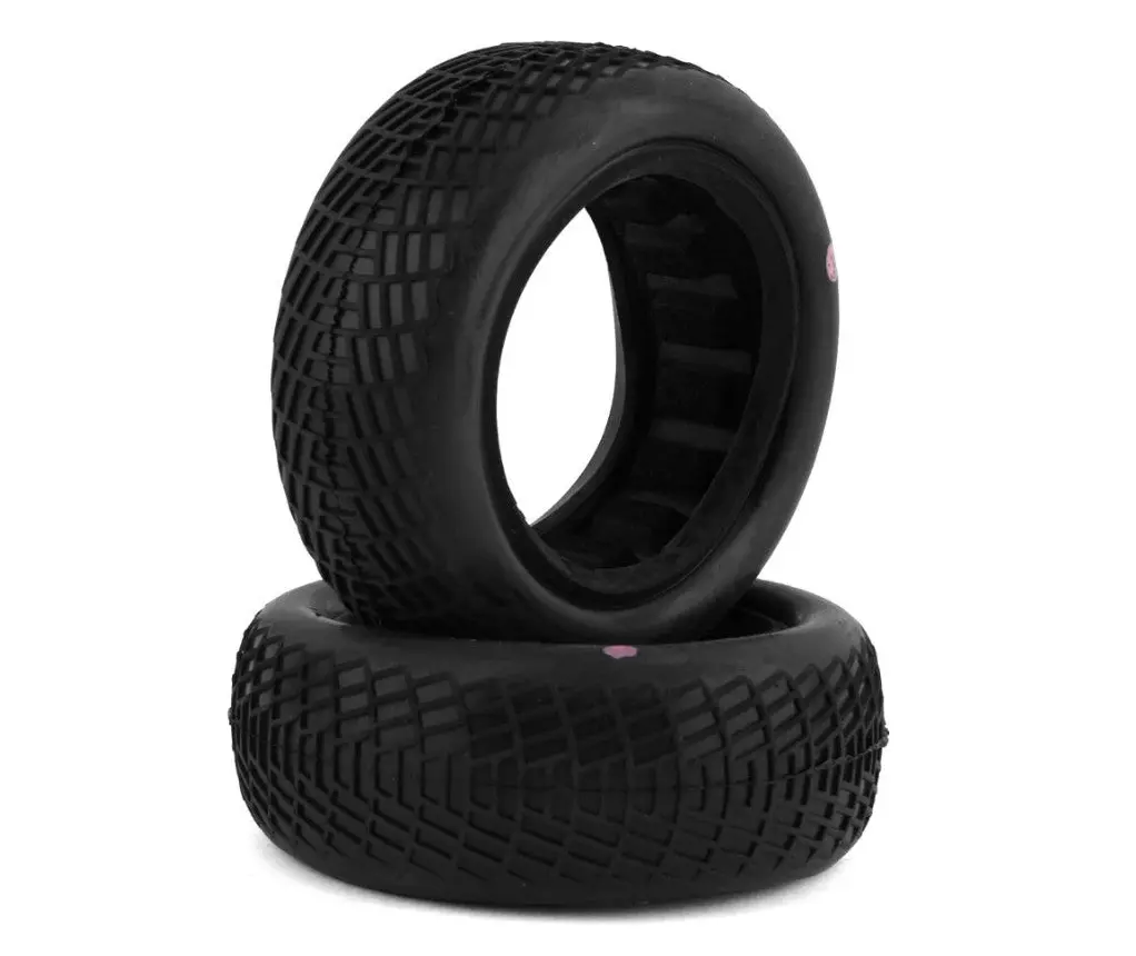 Raw Speed Rc Radar 2.2" 1/10 2Wd Front Buggy Tires (2) (Gumball (Pink)) 1
