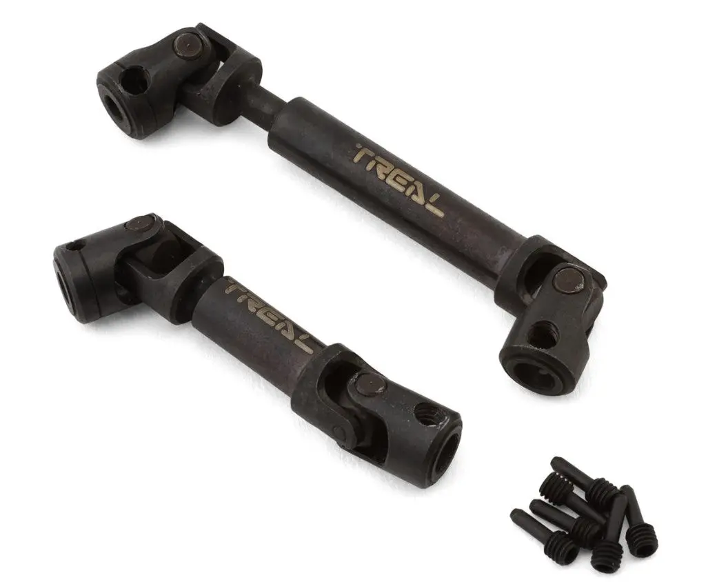 Treal Hobby Heavy Duty Steel Center Slider Driveshaft Set For Traxxas Trx-4M 1