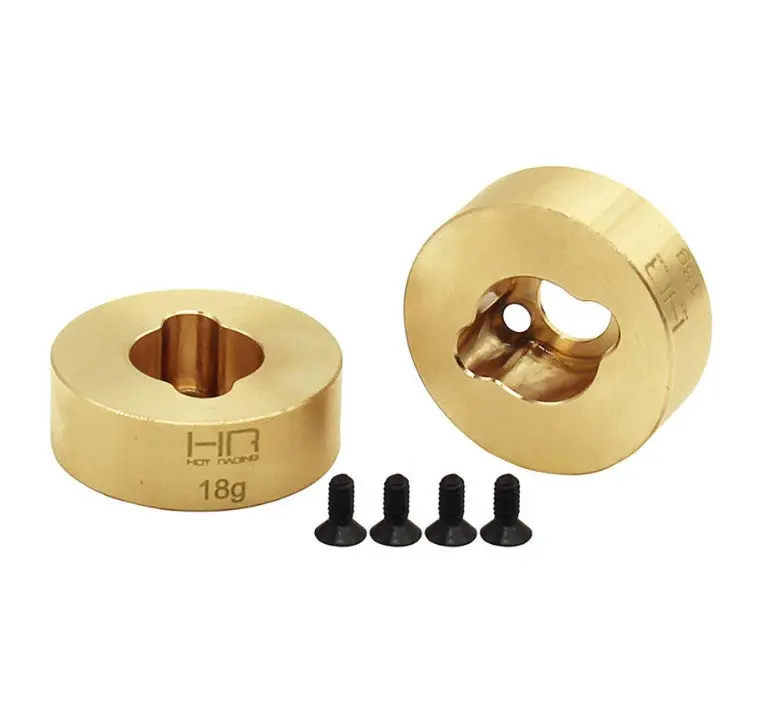 Hot Racing Trxm22h Brass Rear Hub Carriers – Fits Traxxas Vehicles 1