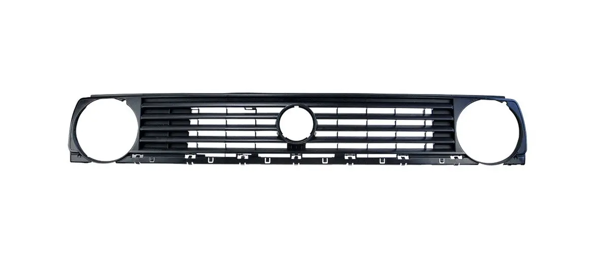 Mk2 5-Slat Single Round Badged Grille (Black) 1