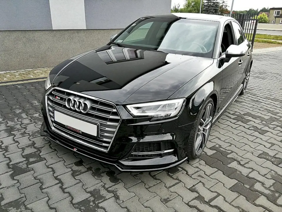 Maxton Design Audi A3 S-Line & S3 Front Bumper Splitter / Spoiler V2 (Facelift) 1