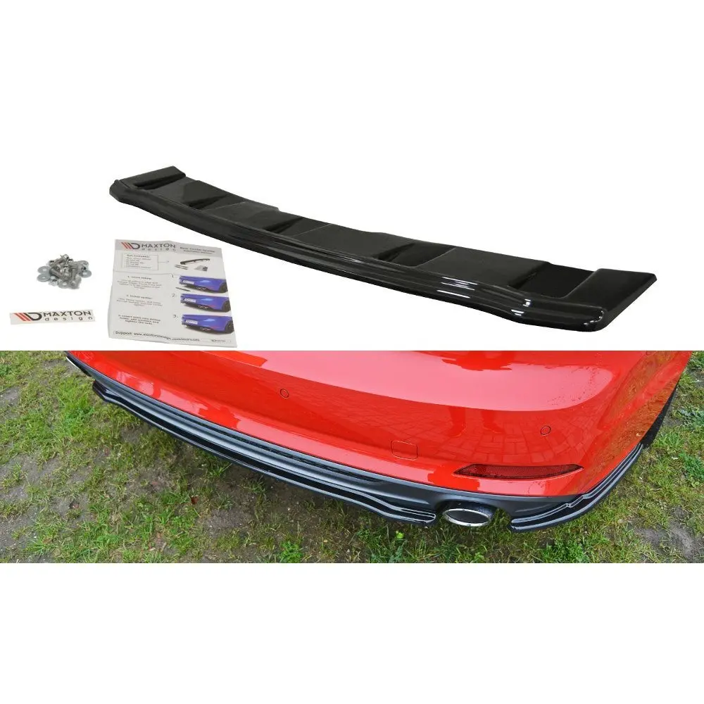 Maxton Design Central Rear Splitter Audi A5 F5 S-Line (Without A Vertical Bar) (2017 - Up) 1