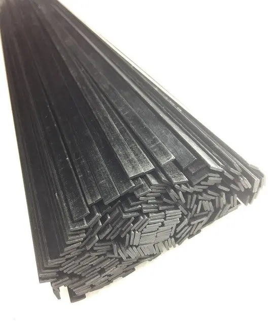 Carbon Fiber Strip 4Mm X 1Mm X 1000Mm Solid Pultruded Strip For Rc, Robotics, And Structural Use 1