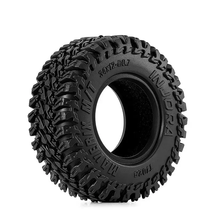 Injora 0.7" 34*12Mm Maverix M/T Tires For 1/30 Scx30 (T7025) (4) 1