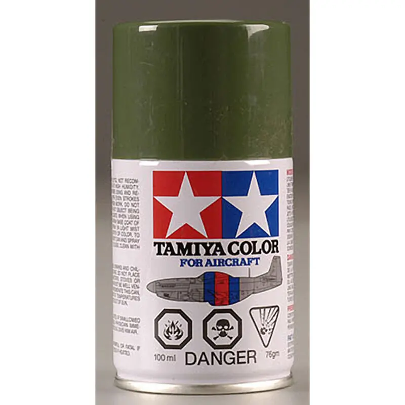 Tamiya Aircraft Spray As-9 Dark Green 100Ml Acrylic 1