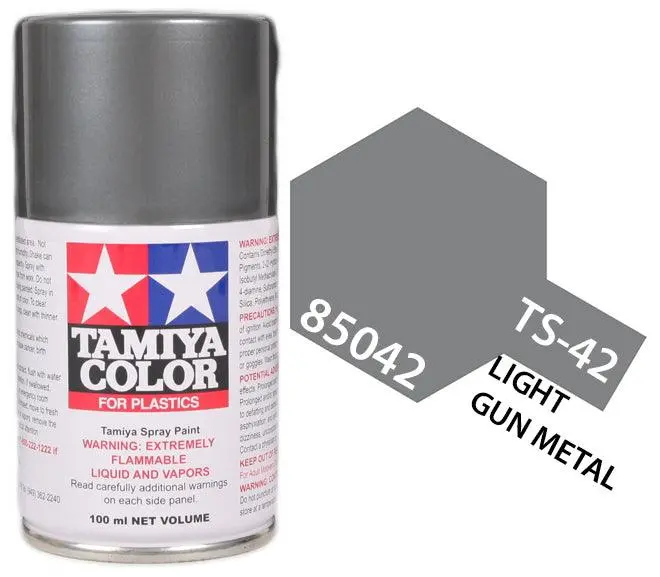 Tamiya Spray Lacquer Ts-42 Lt Gun Metal 1