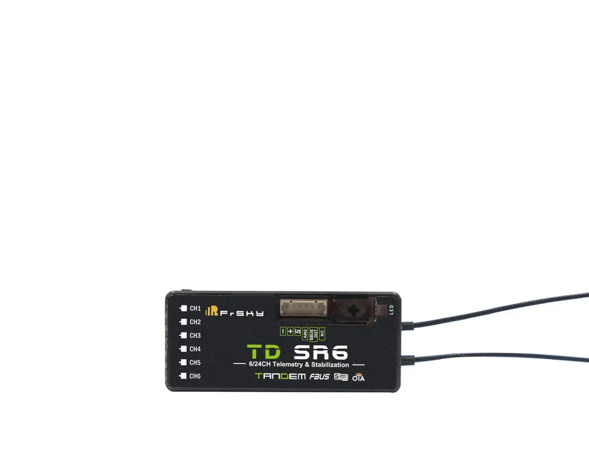 Frsky Td Sr6 Tandem 6 Ch. Receiver With Stabilization 1
