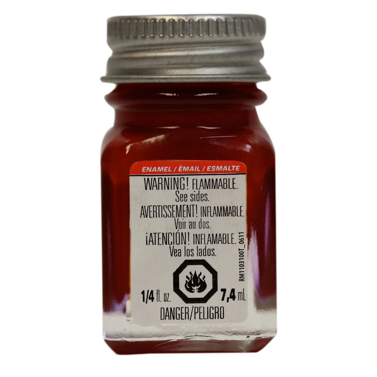 Enamel 1/4Oz Dark Red 1