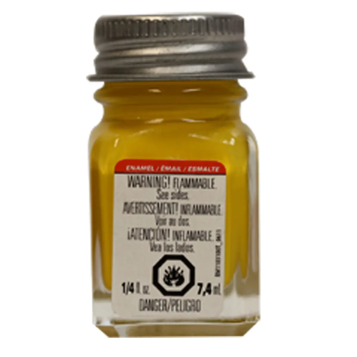 Enamel 1/4Oz Flat Yellow 1
