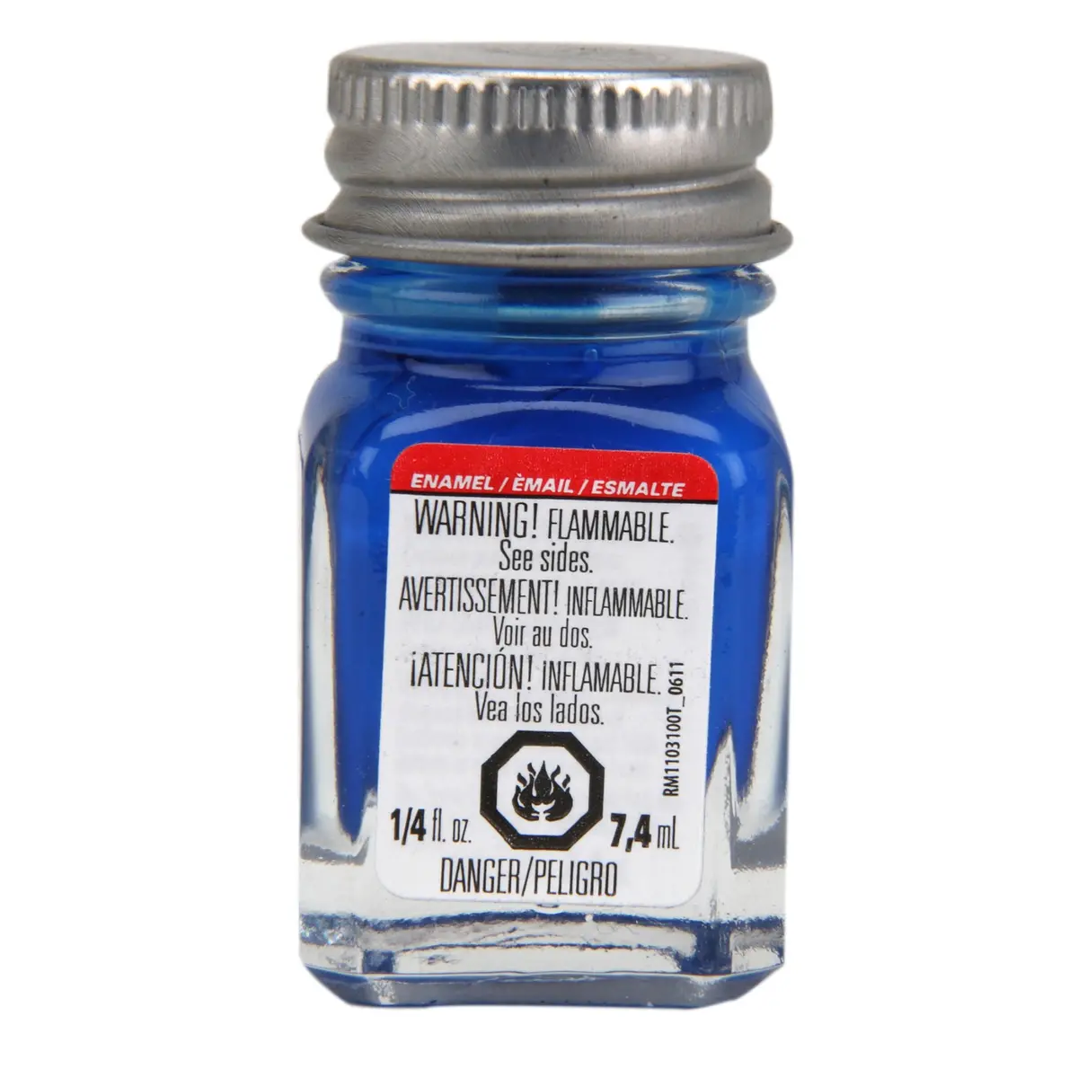 Enamel 1/4Oz, Blue Fluorescent 1
