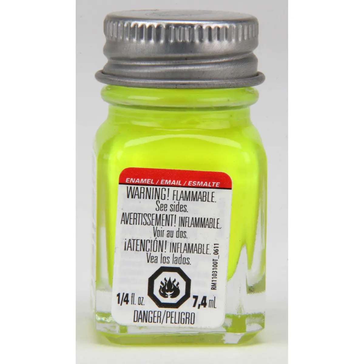 Enamel 1/4Oz, Yellw Fluorescen 1