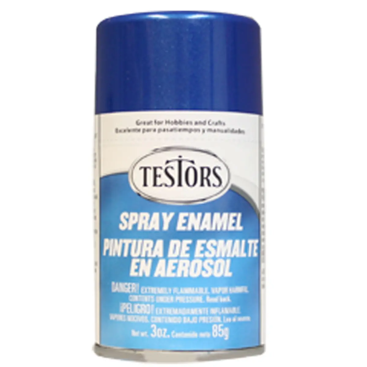 Testors Enamel Spray 3Oz Artic Blue Enamel 1
