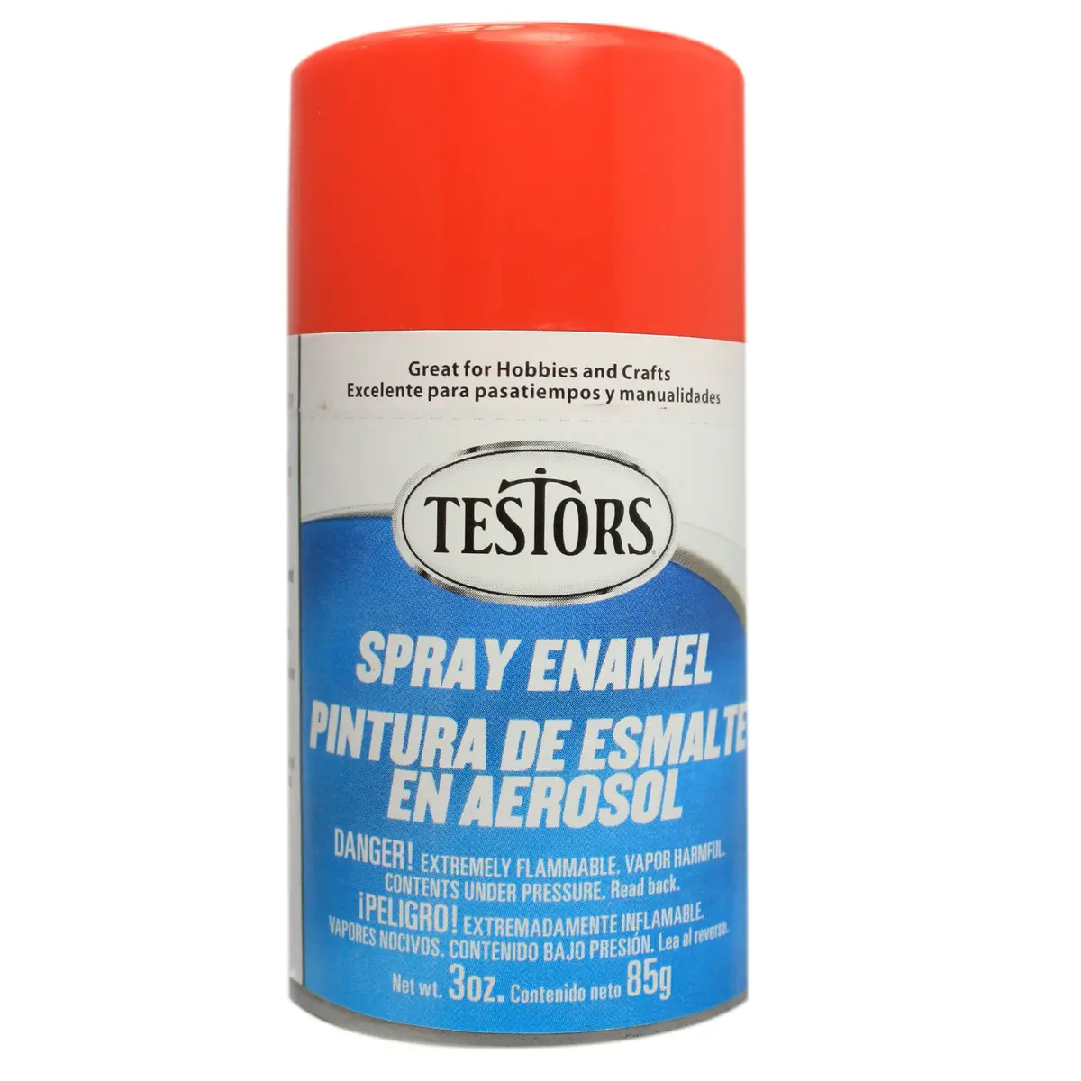 Testors Enamel Spray 3Oz Gloss Bright Red 1