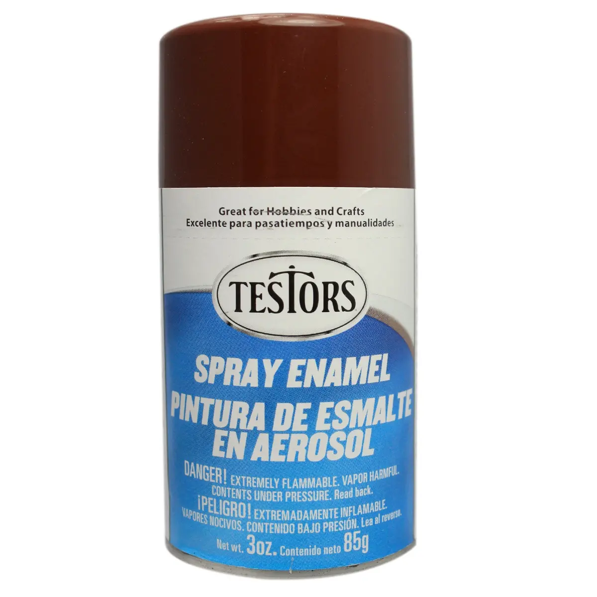 Testors Enamel Spray 3Oz Brown 1
