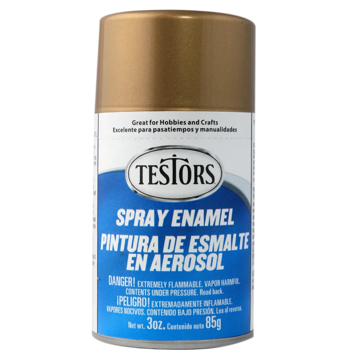 Testors Enamel Spray 3Oz Gold 1