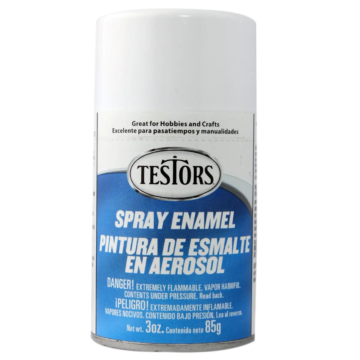 Testors Enamel Spray 3Oz White 1