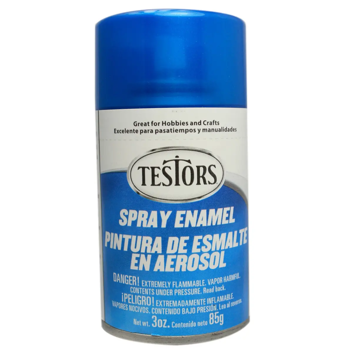 Testors Enamel Spray 3Oz Tran Blue 1