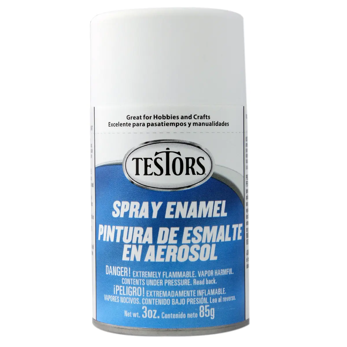 Testors Enamel Spray 3Oz Flat White 1