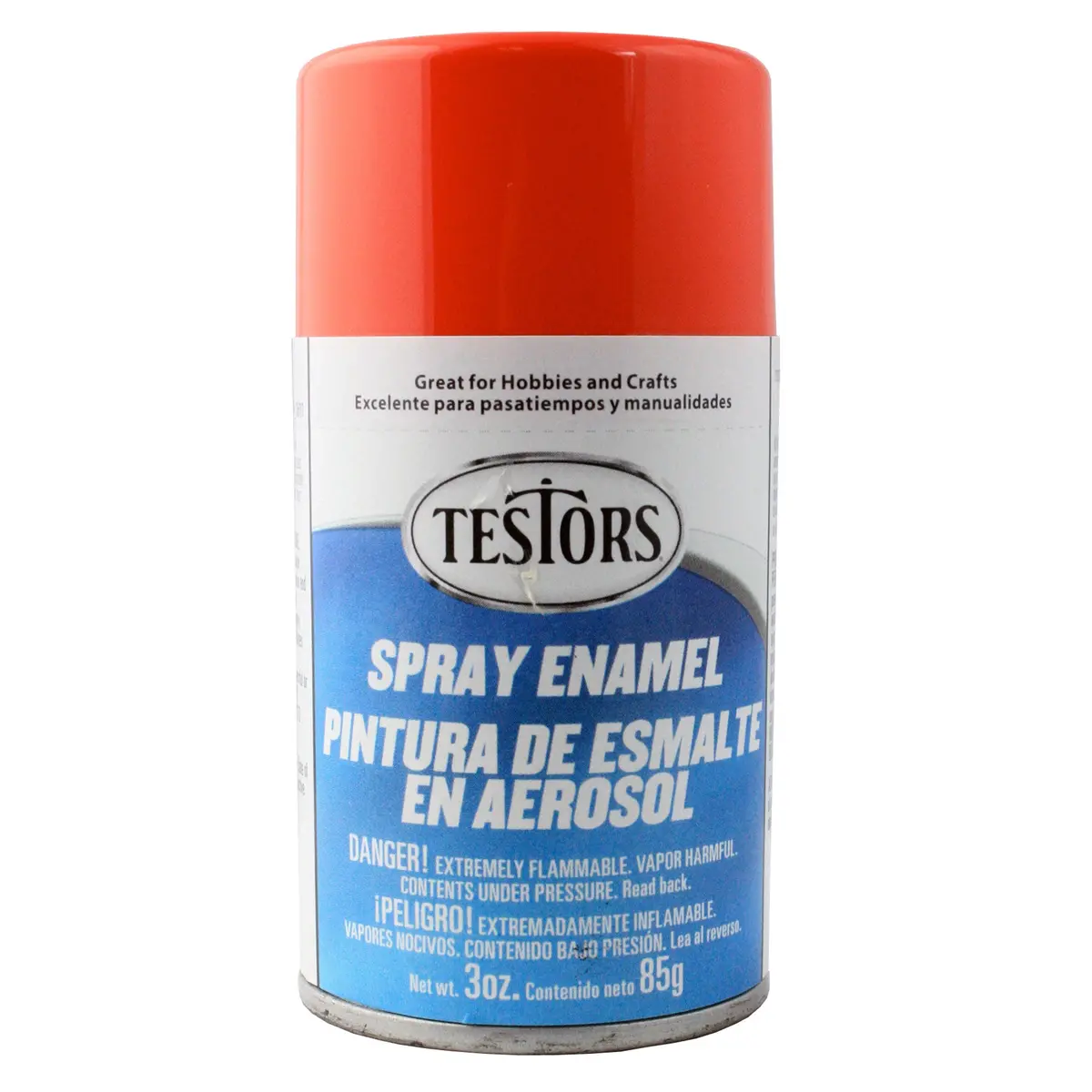 Testors Enamel Spray 3Oz Competition Orange 1