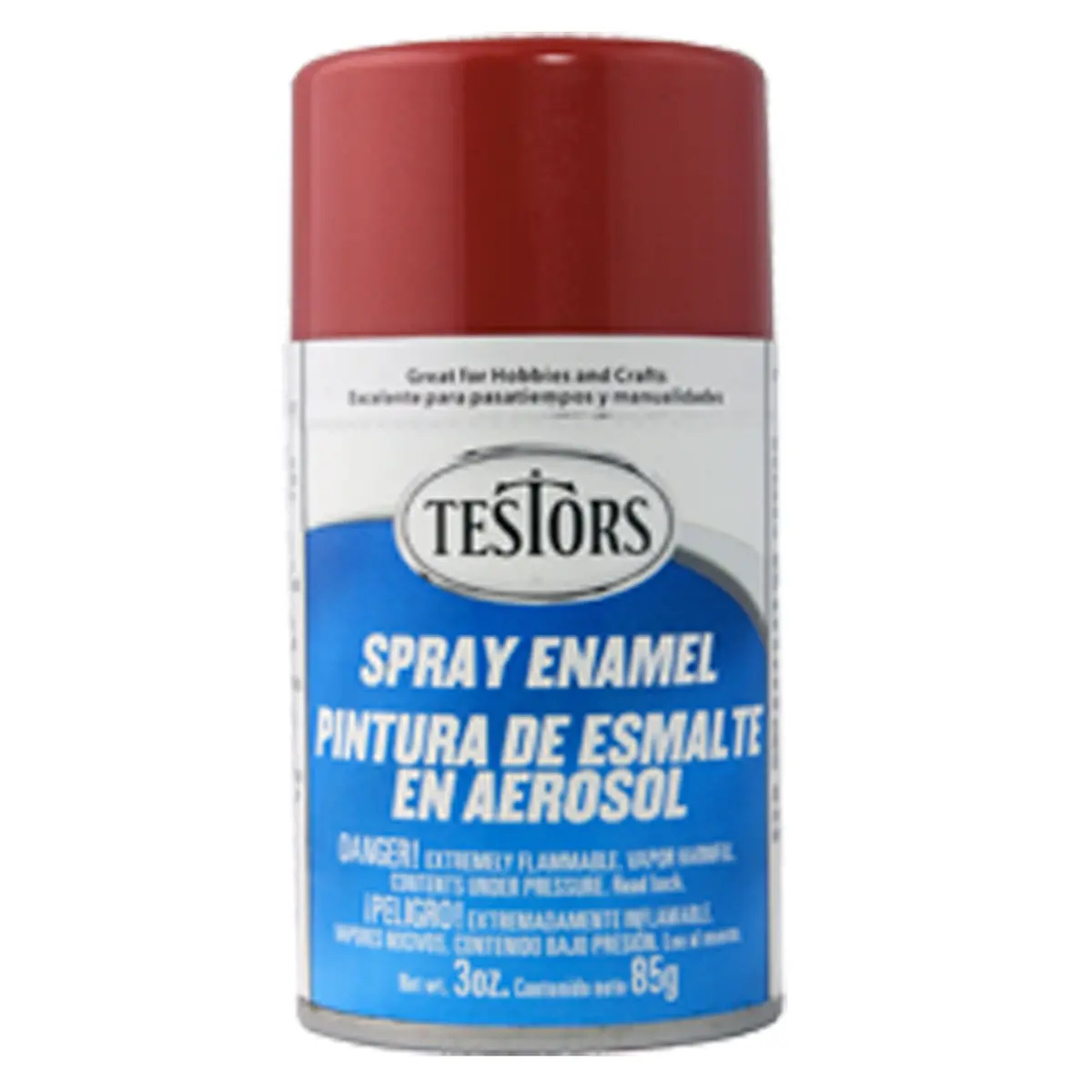 Testors Enamel Spray 3Oz Ruby Red Metal Flake 1