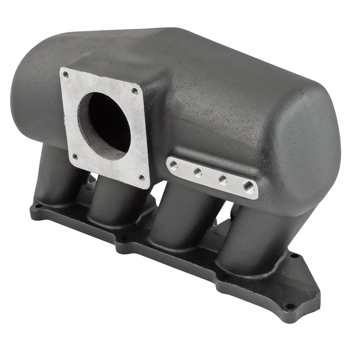 Spa Turbo Intake Manifold For 8Th Gen Honda Civic Si (K20 Engine) - 8 Injectors - Mustang Throttle - Black 2