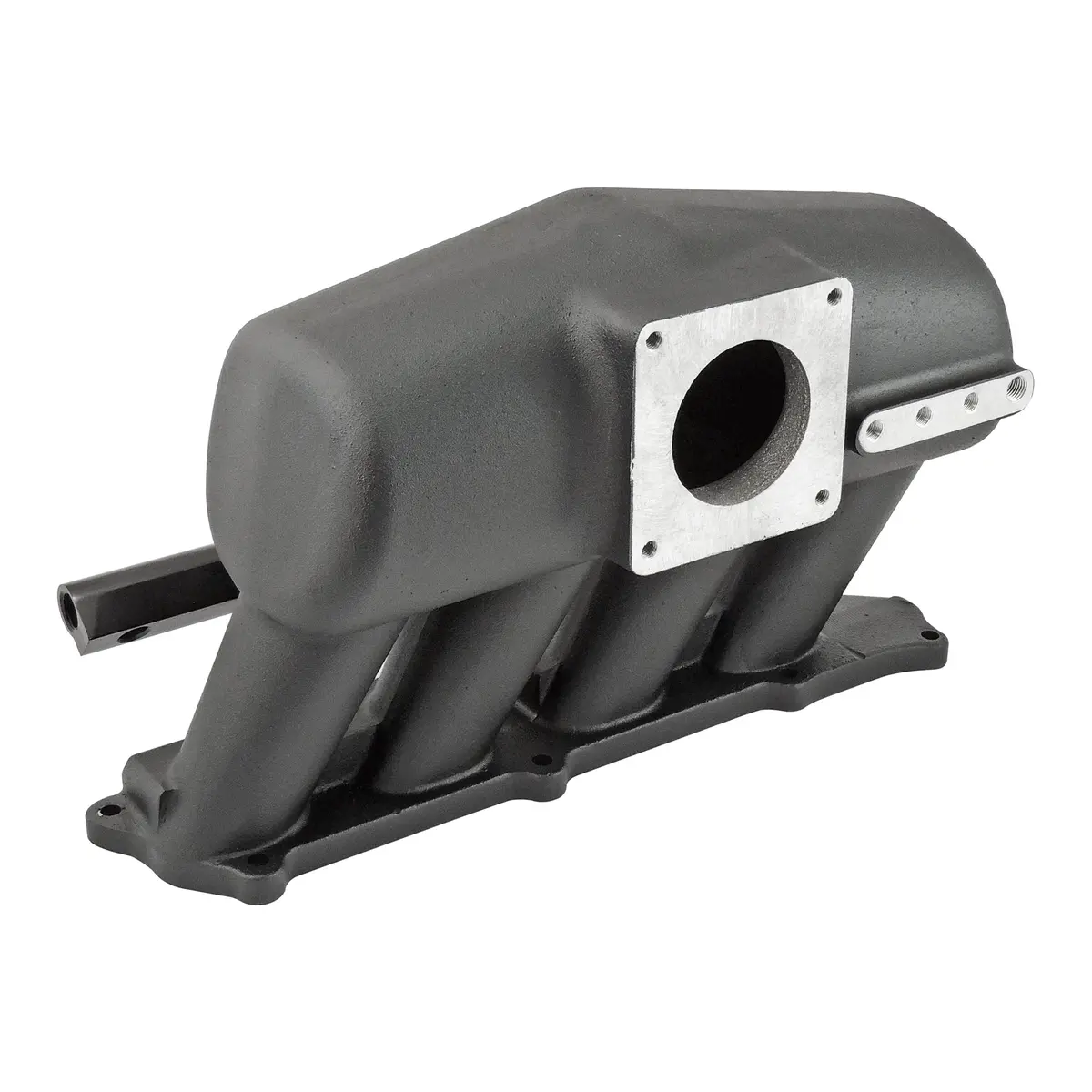 Spa Turbo Intake Manifold For 8Th Gen Honda Civic Si (K20 Engine) - 8 Injectors - Mustang Throttle - Black 1