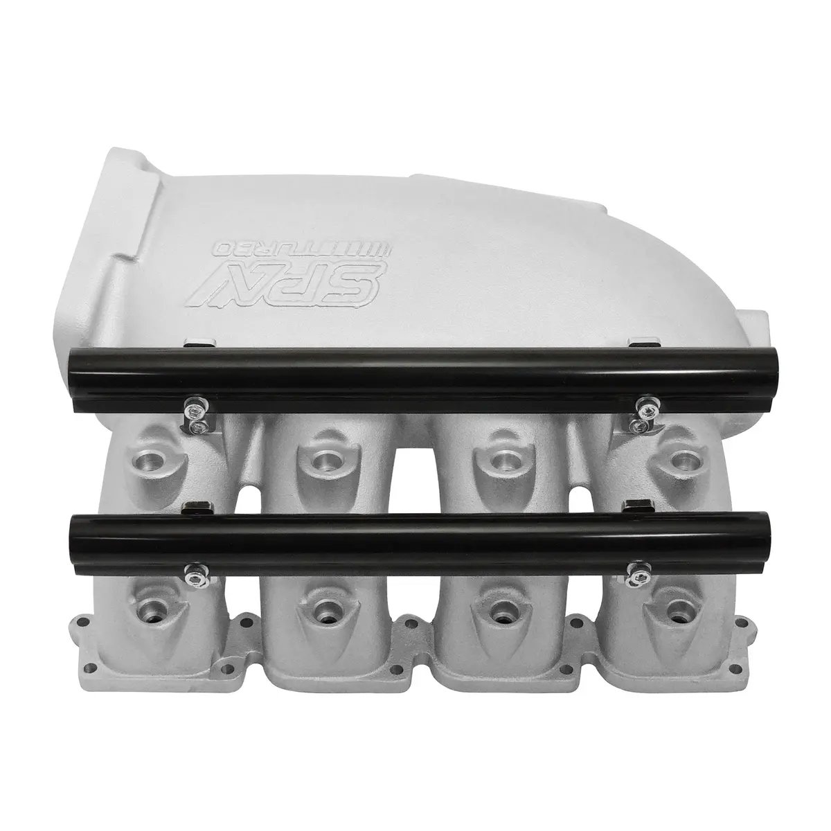 Spa Turbo Cast Aluminum Intake Manifold For Transverse Vw/Audi 1.8T With 8 Injectors Fuel Rail Kit (Left Side Without Throttle Bolt Holes) 2