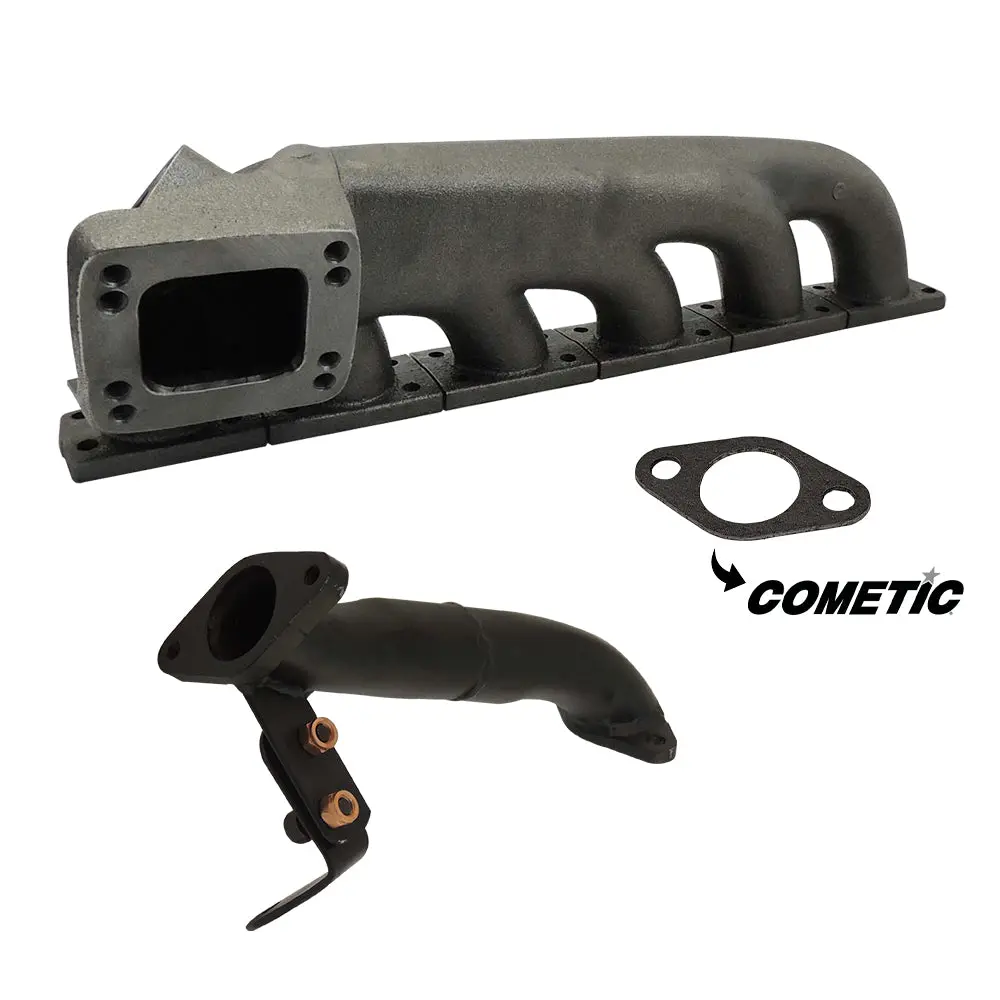 Spa Turbo Bmw E36 M3 S50 Tu M5x Turbo Exhaust Manifold + Wastegate Mount Wg 2 Bolt Mount + Cometic Wastegate Flange Gasket 1