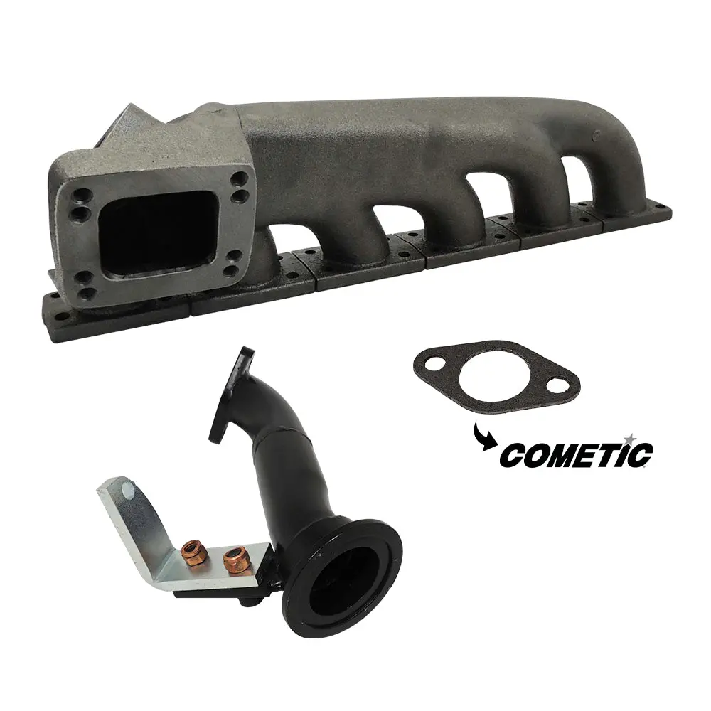 Spa Turbo Bmw E36 M3 S50 Tu M5x Turbo Exhaust Manifold + Wastegate Mount Wg V-Band Mount + Cometic Wastegate Flange Gasket 1
