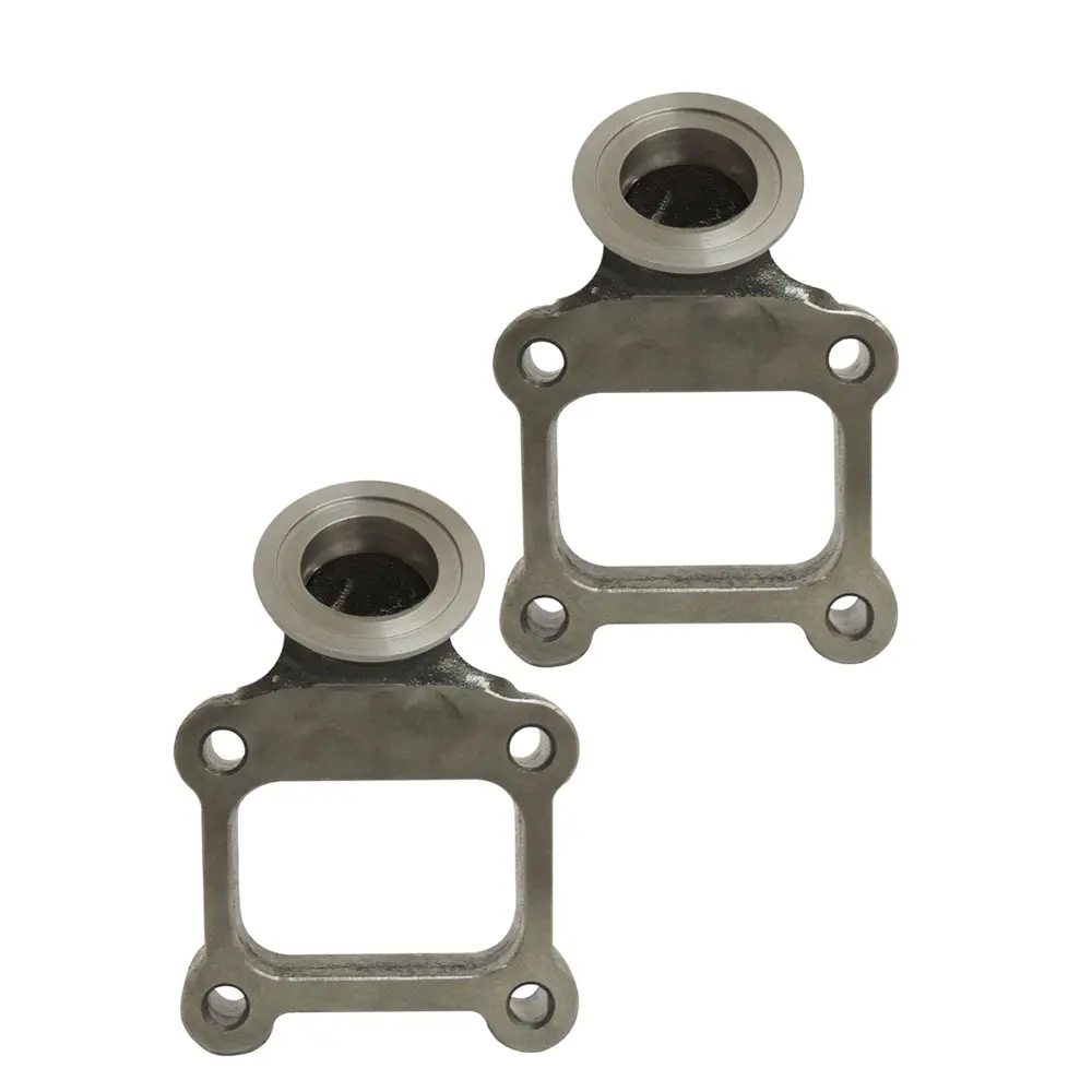 T4 Manifold 44Mm V-Band Wastegate Adapter 45 Degree Flange (2 Units) 1