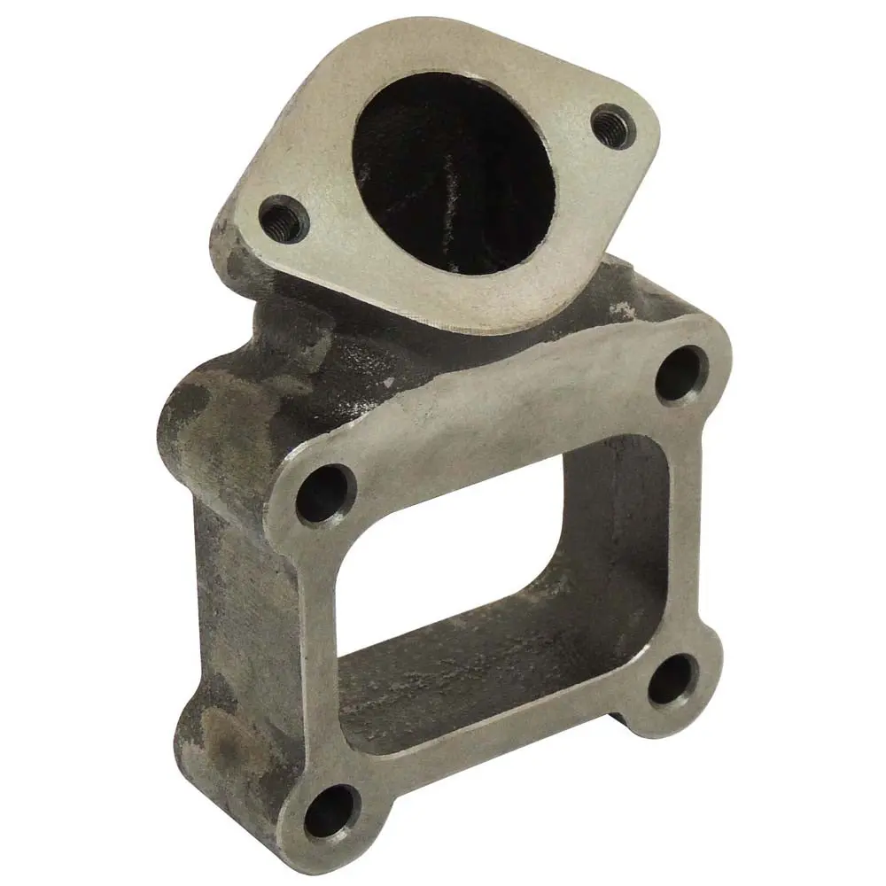 T4 Manifold 2 Bolt Type Wastegate Adapter 45 Degree Flange 1