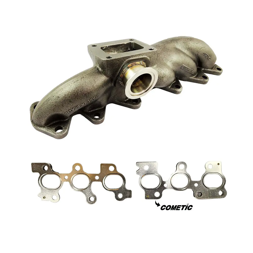 Toyota 2Jz-Gte T4 High Performance Turbo Exhaust Manifold - V Band +  Cometic Mls Exhaust Manifold Gasket 1