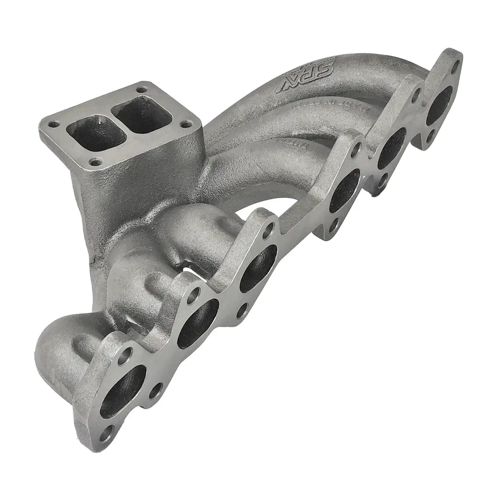 Toyota / Lexus 2Jz-Gte T4 Top Mount Twin Scroll Cast Turbo Manifold V-Band Wastegate 1