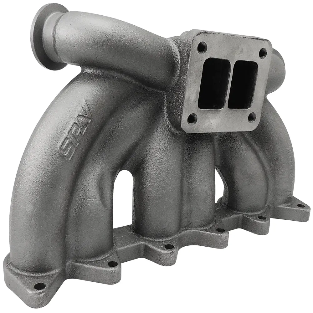 Vw Vr6 12V Twin Scroll T4 Top Mount Turbo Manifold - Dual V-Band Wastegates 1