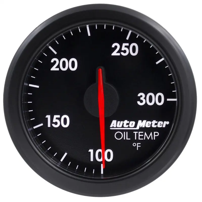 2-1/16" Oil Temp, 100-300 °F, Air-Core, Airdrive, Black 1