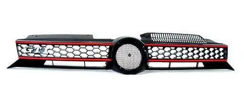 Mk6 Golf / Gti / Jsw Red Trim Grille (Badged) 1