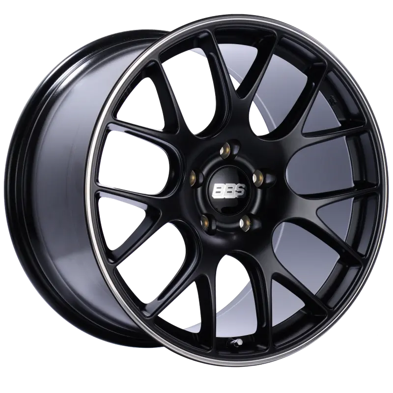 Bbs Ch-R 20X11.5 5X130 Et65 Cb71.6 Satin Black Polished Rim Protector Wheel 1
