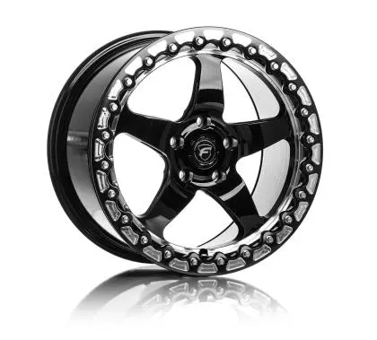 Forgestar D5 Beadlock 17X10 / 5X120 Bp / Et45 / 7.3In Bs Gloss Black Wheel 1