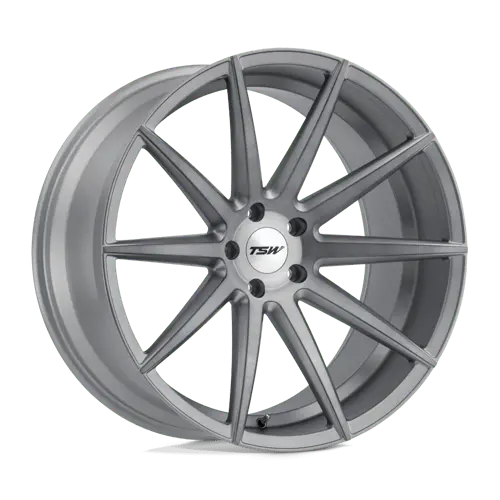 Tsw Clypse 22X10.5 5X112 Et38 Titanium W/ Matte Brushed Face 1