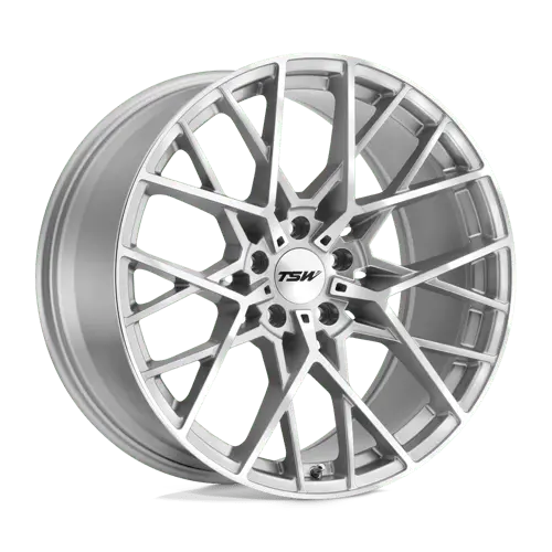 Tsw Sebring 18X8.5 5X112 Et32 Silver W/ Mirror Cut Face 1