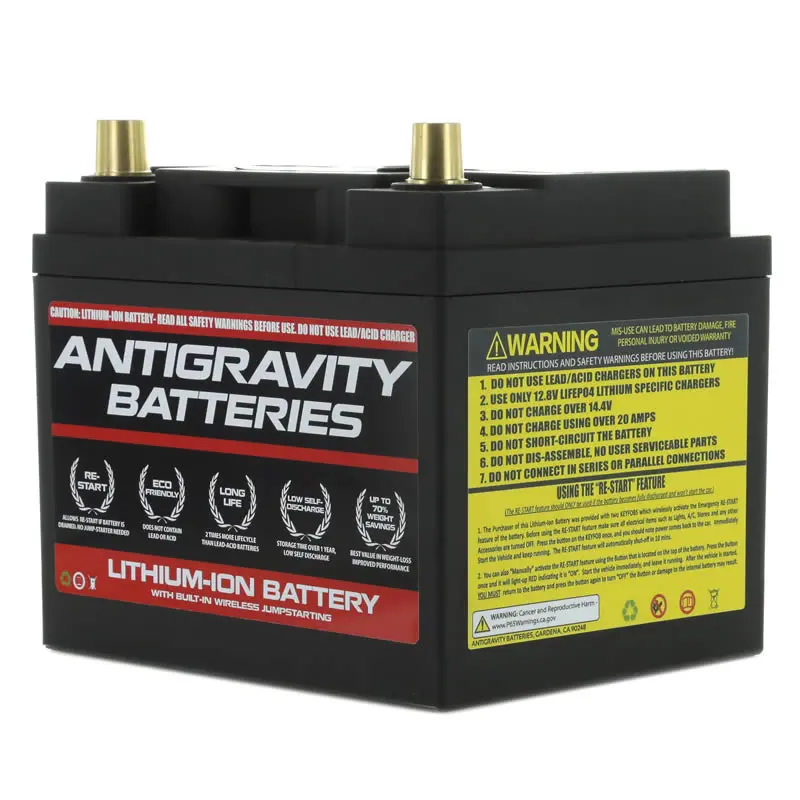 Antigravity Batteries Group 26 Lithium Car Battery W/Re-Start 1