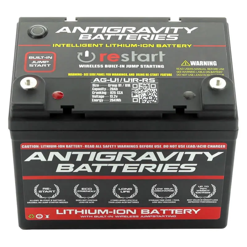 Antigravity Batteries U1/Group U1r Lithium Auto Battery W/Re-Start 2